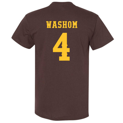 Wyoming - NCAA Football : Ke'Lyn Washom - Classic Shersey T-Shirt-1
