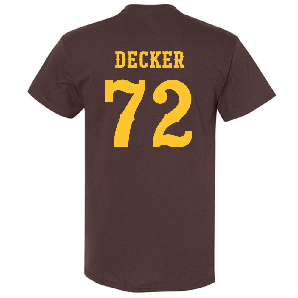 Wyoming - NCAA Football : Pierce Decker - Classic Shersey T-Shirt-1
