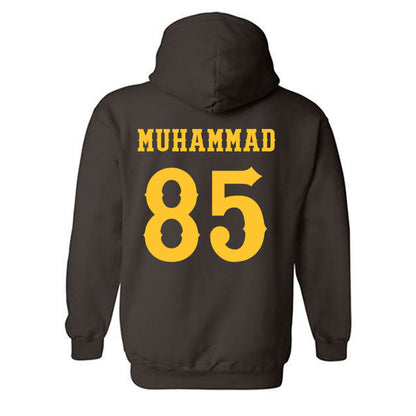 Wyoming - NCAA Football : Ishmael Muhammad - Classic Shersey Hooded Sweatshirt-1