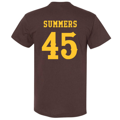 Wyoming - NCAA Men's Basketball : Neil Summers - Classic Shersey T-Shirt-1