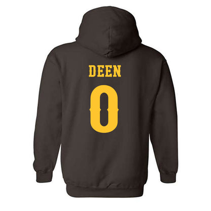 Wyoming - NCAA Football : Tyson Deen - Classic Shersey Hooded Sweatshirt-1