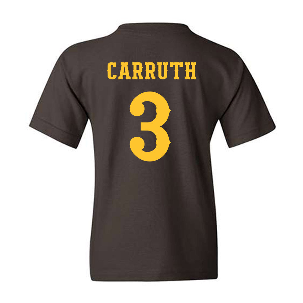 Wyoming - NCAA Women's Volleyball : Peyton Carruth - Classic Shersey Youth T-Shirt-1