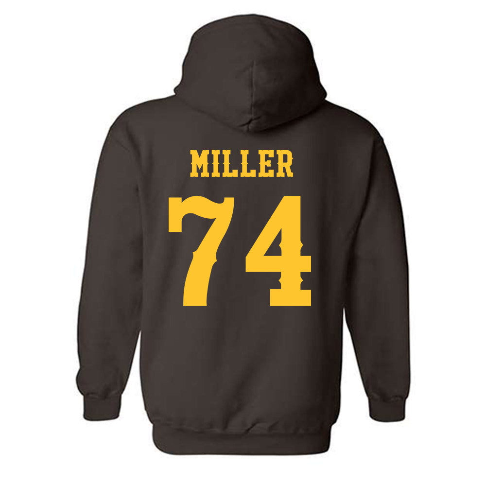 Wyoming - NCAA Football : Tariq Miller - Classic Shersey Hooded Sweatshirt-1