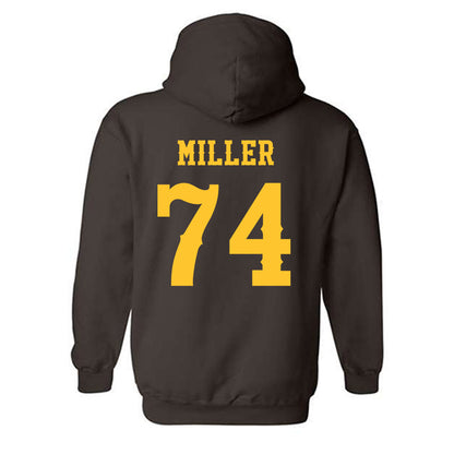 Wyoming - NCAA Football : Tariq Miller - Classic Shersey Hooded Sweatshirt-1