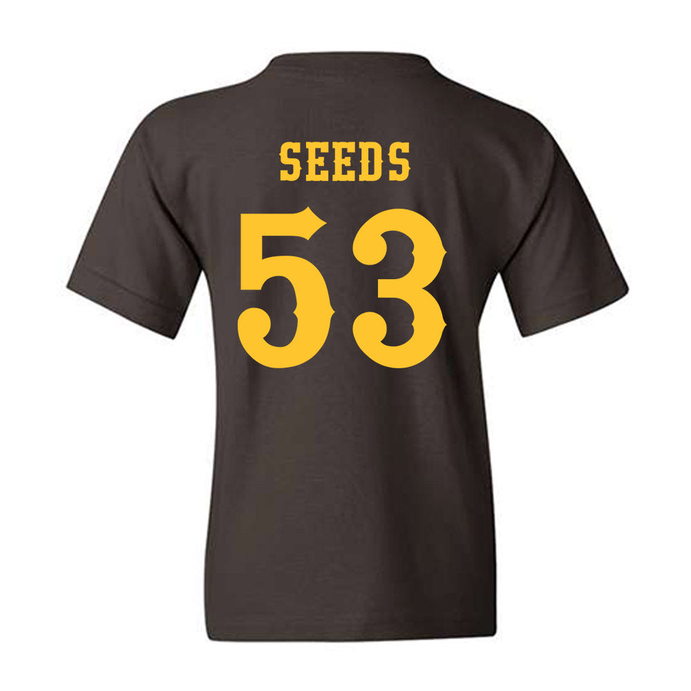 Wyoming - NCAA Football : Tegen Seeds - Classic Shersey Youth T-Shirt-1