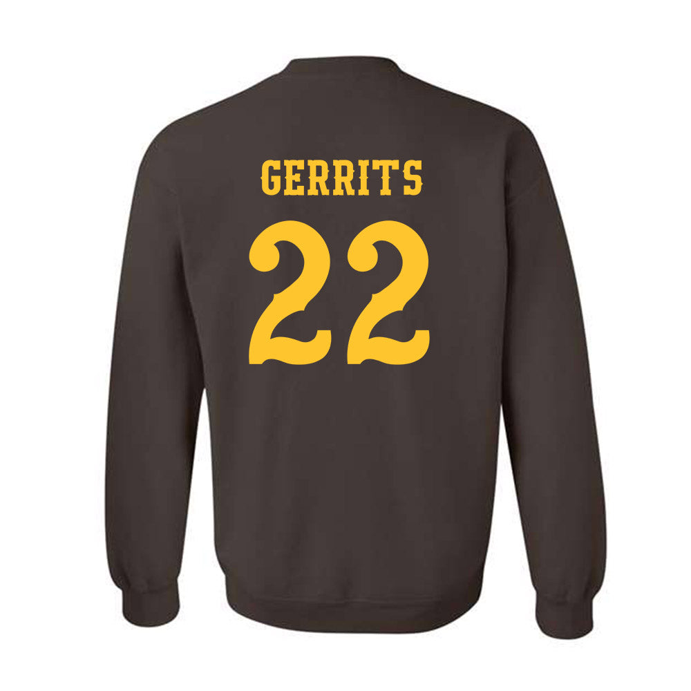Wyoming - NCAA Men's Basketball : Parker Gerrits - Classic Shersey Crewneck Sweatshirt-1