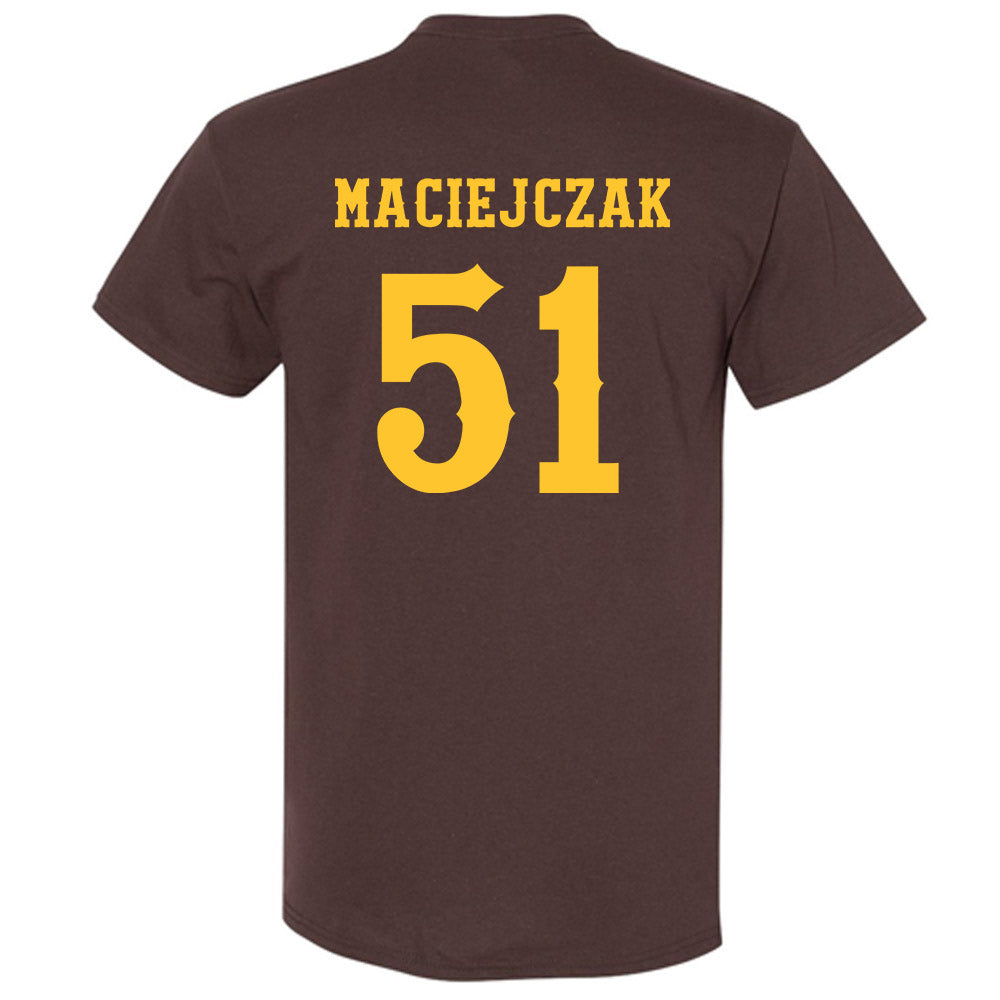 Wyoming - NCAA Football : Jason Maciejczak - Classic Shersey T-Shirt-1