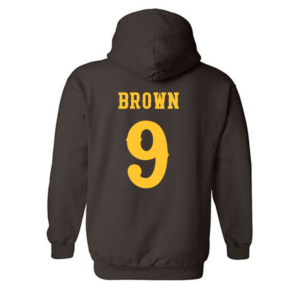 Wyoming - NCAA Women's Soccer : Brooke Brown - Classic Shersey Hooded Sweatshirt-1