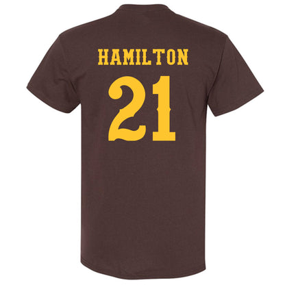Wyoming - NCAA Football : Nico Hamilton - Classic Shersey T-Shirt-1