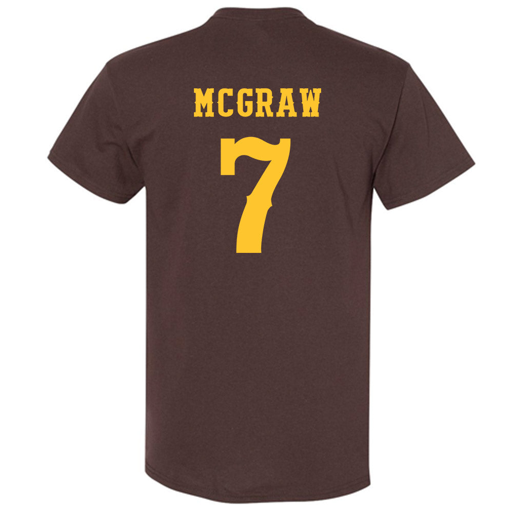 Wyoming - NCAA Football : Junus McGraw - Classic Shersey T-Shirt-1