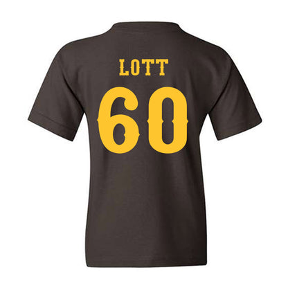 Wyoming - NCAA Football : Grant Lott - Classic Shersey Youth T-Shirt-1