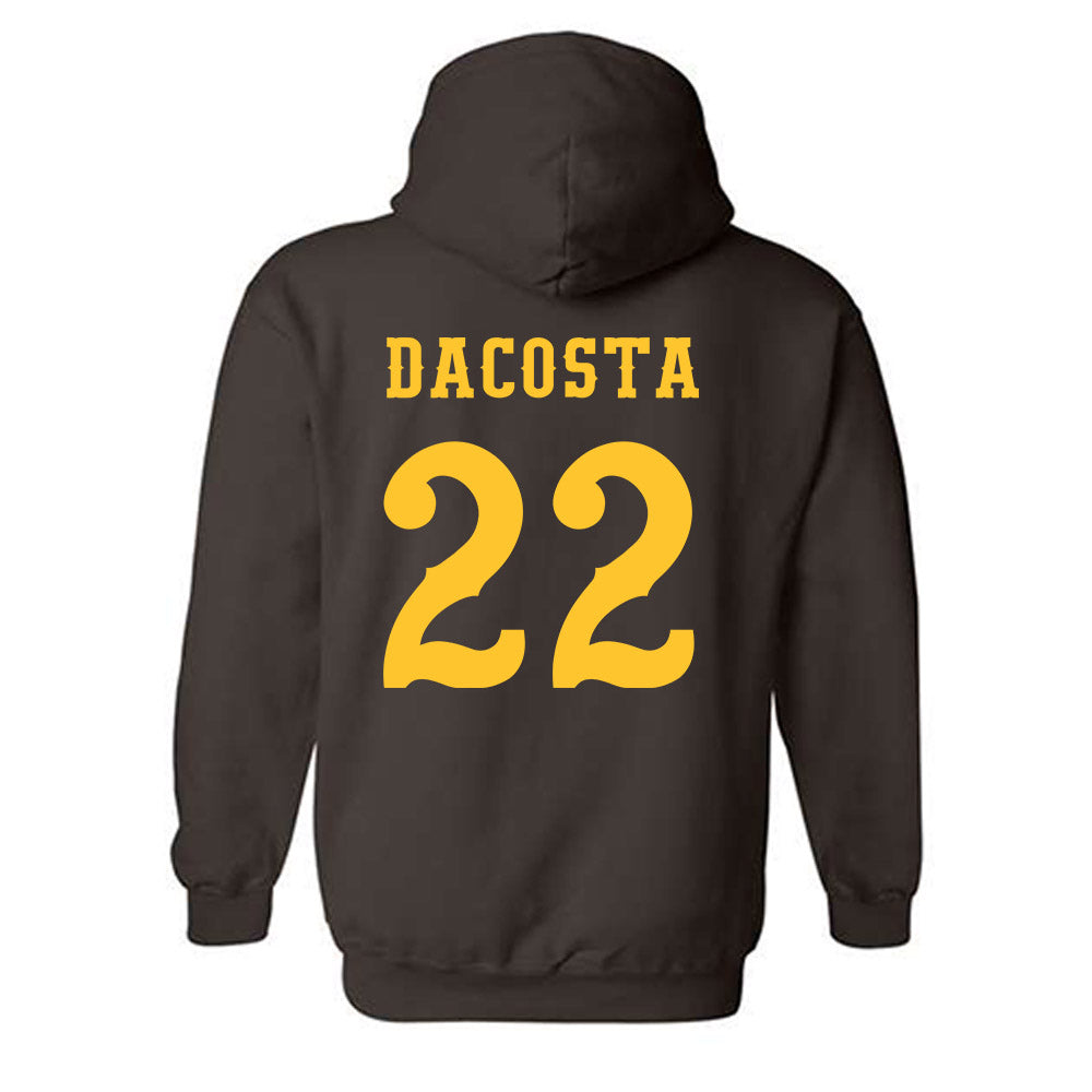 Wyoming - NCAA Football : Jaden DaCosta - Classic Shersey Hooded Sweatshirt-1