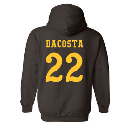 Wyoming - NCAA Football : Jaden DaCosta - Classic Shersey Hooded Sweatshirt-1