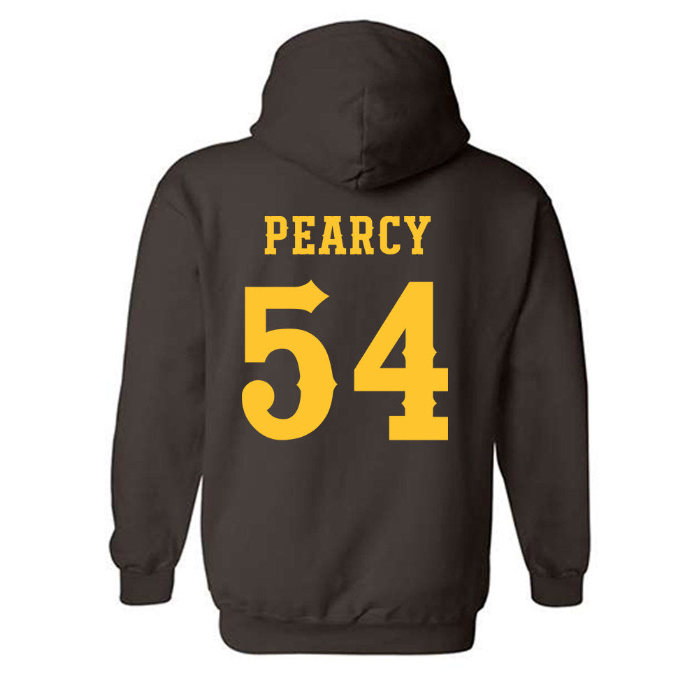 Wyoming - NCAA Football : Jonathan Pearcy - Classic Shersey Hooded Sweatshirt-1