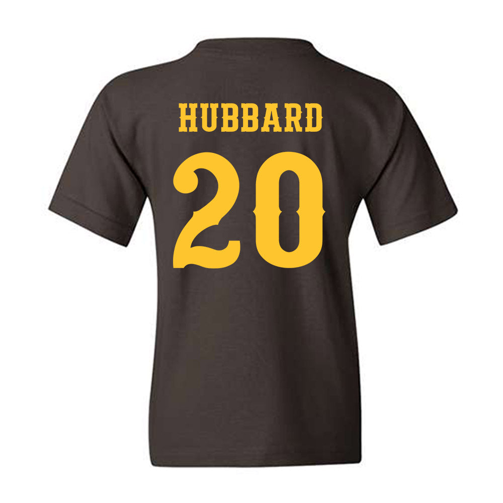 Wyoming - NCAA Football : Diore Hubbard - Classic Shersey Youth T-Shirt-1
