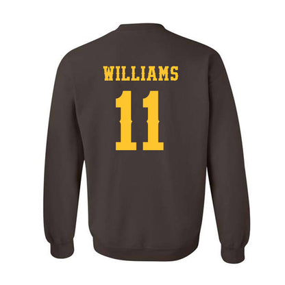 Wyoming - NCAA Football : Jayden Williams - Classic Shersey Crewneck Sweatshirt-1