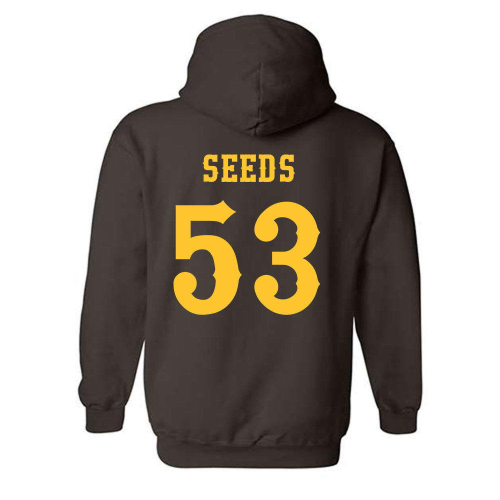Wyoming - NCAA Football : Tegen Seeds - Classic Shersey Hooded Sweatshirt-1