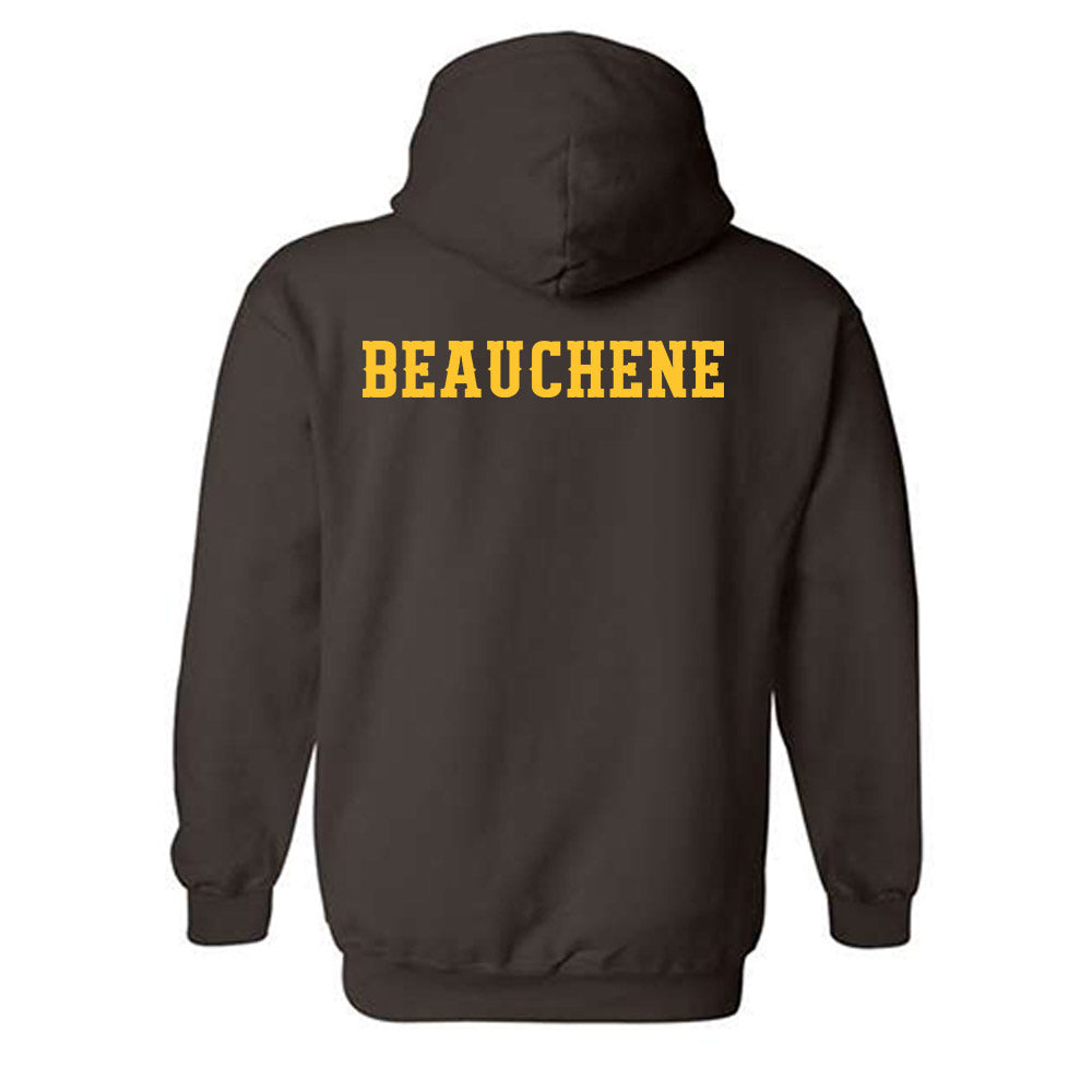 Wyoming - NCAA Women's Swimming & Diving : Katherine Beauchene - Classic Shersey Hooded Sweatshirt-1