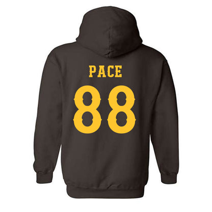 Wyoming - NCAA Football : Landon Pace - Classic Shersey Hooded Sweatshirt-1
