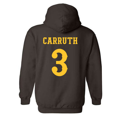 Wyoming - NCAA Women's Volleyball : Peyton Carruth - Classic Shersey Hooded Sweatshirt-1