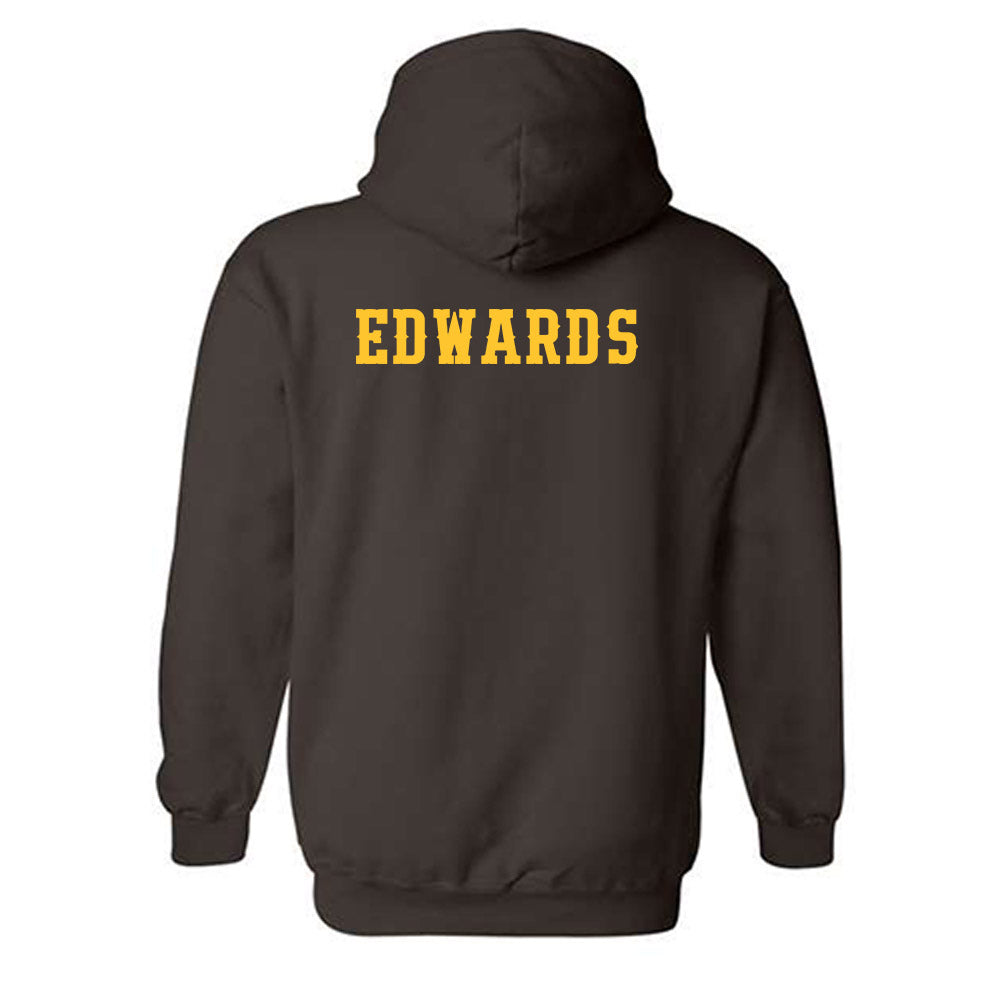 Wyoming - NCAA Men's Track & Field : Christian Edwards - Classic Shersey Hooded Sweatshirt-1