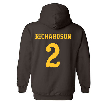 Wyoming - NCAA Football : Eric Richardson - Classic Shersey Hooded Sweatshirt-1