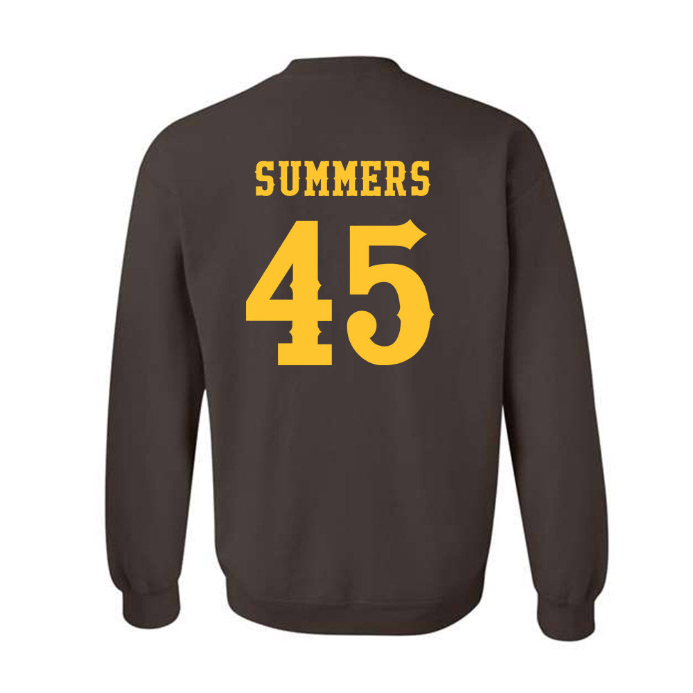Wyoming - NCAA Men's Basketball : Neil Summers - Classic Shersey Crewneck Sweatshirt-1