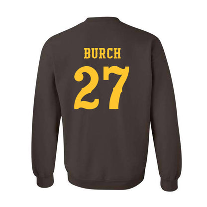 Wyoming - NCAA Football : Dontae Burch - Classic Shersey Crewneck Sweatshirt-1