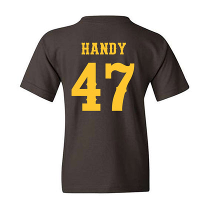 Wyoming - NCAA Football : Jason Handy - Classic Shersey Youth T-Shirt-1