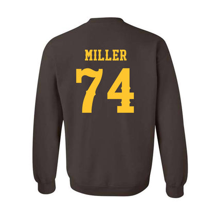 Wyoming - NCAA Football : Tariq Miller - Classic Shersey Crewneck Sweatshirt-1