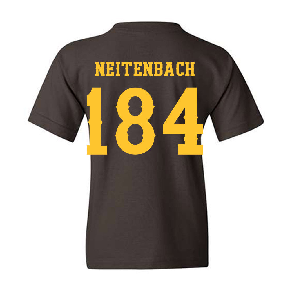 Wyoming - NCAA Wrestling : Eddie Neitenbach - Classic Shersey Youth T-Shirt-1