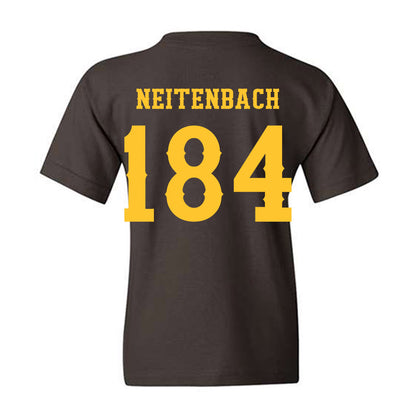 Wyoming - NCAA Wrestling : Eddie Neitenbach - Classic Shersey Youth T-Shirt-1