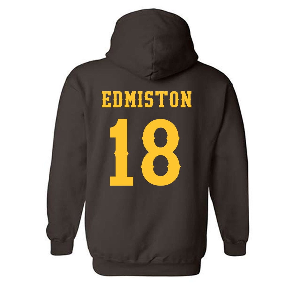Wyoming - NCAA Football : Bart Edmiston - Classic Shersey Hooded Sweatshirt-1