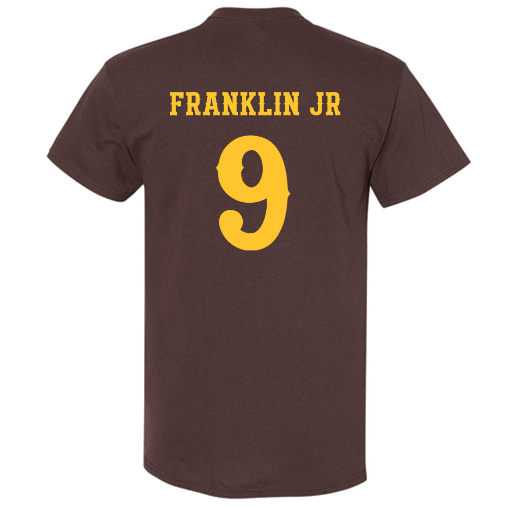 Wyoming - NCAA Football : Travis Franklin Jr - Classic Shersey T-Shirt-1