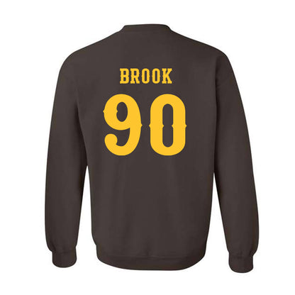 Wyoming - NCAA Football : Cade Brook - Classic Shersey Crewneck Sweatshirt-1