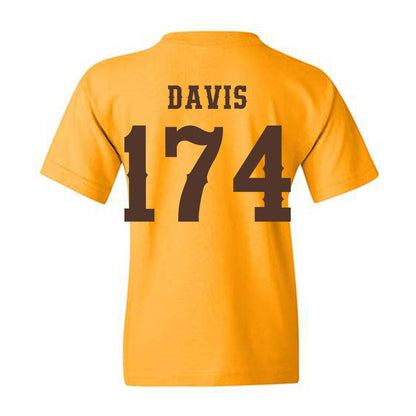 Wyoming - NCAA Wrestling : Riley Davis - Classic Shersey Youth T-Shirt-1