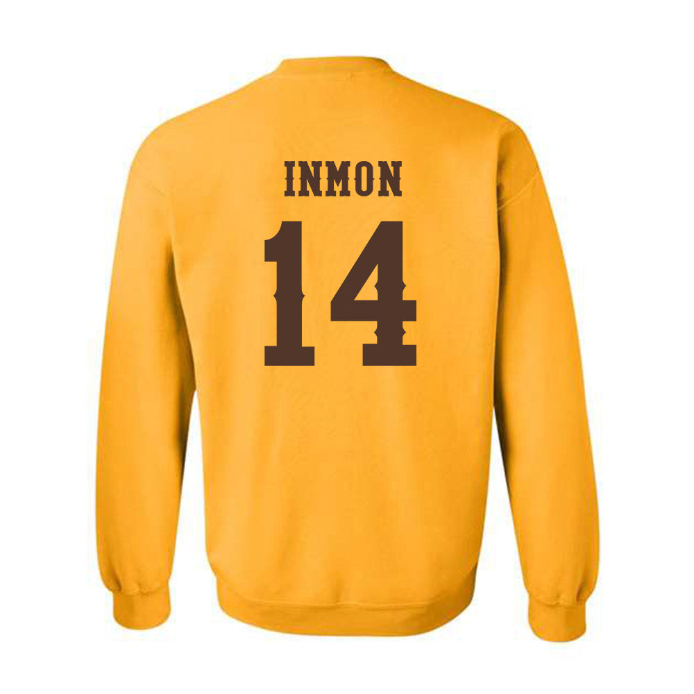 Wyoming - NCAA Football : Bj Inmon - Classic Shersey Crewneck Sweatshirt-1