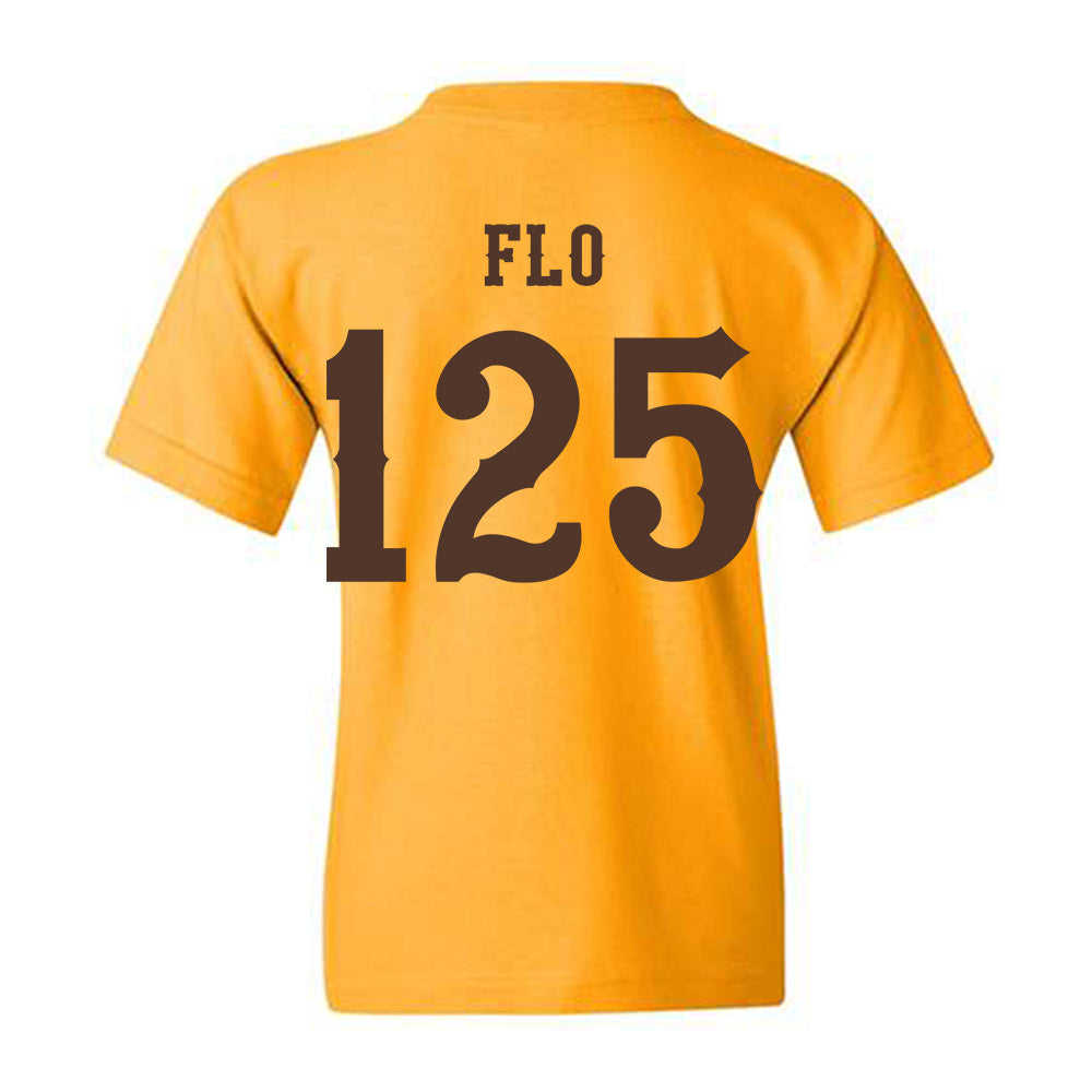 Wyoming - NCAA Wrestling : Cael Flo - Classic Shersey Youth T-Shirt-1