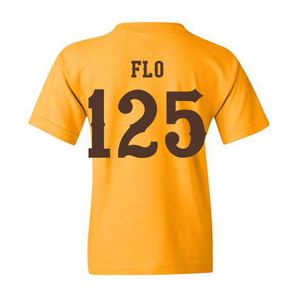 Wyoming - NCAA Wrestling : Cael Flo - Classic Shersey Youth T-Shirt-1
