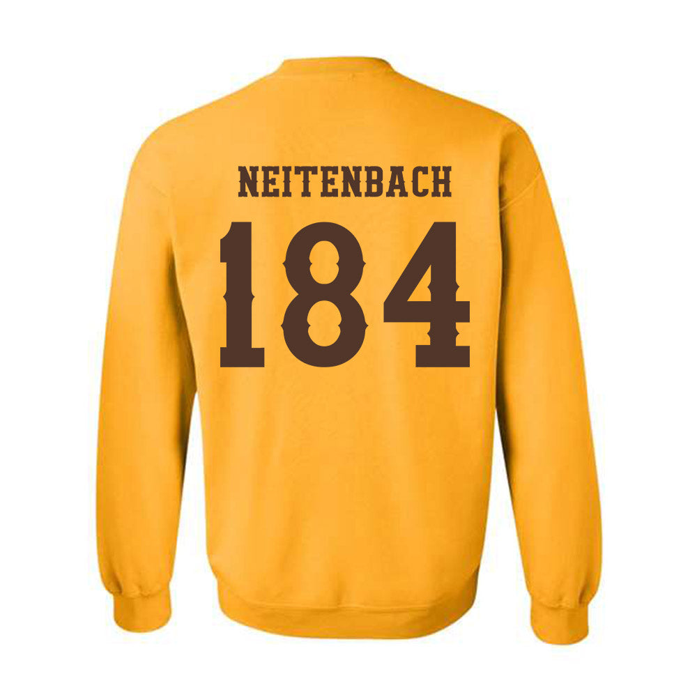 Wyoming - NCAA Wrestling : Eddie Neitenbach - Classic Shersey Crewneck Sweatshirt-1
