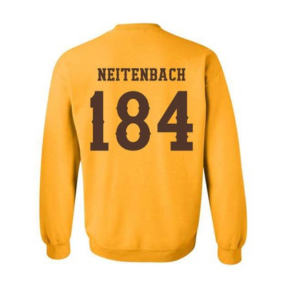 Wyoming - NCAA Wrestling : Eddie Neitenbach - Classic Shersey Crewneck Sweatshirt-1