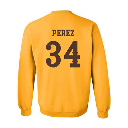 Wyoming - NCAA Football : Steven Perez - Classic Shersey Crewneck Sweatshirt-1