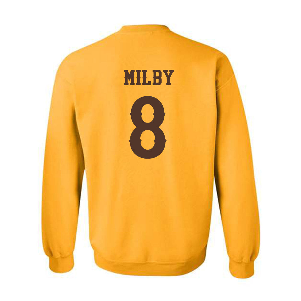 Wyoming - NCAA Women's Volleyball : Abigail Milby - Classic Shersey Crewneck Sweatshirt-1