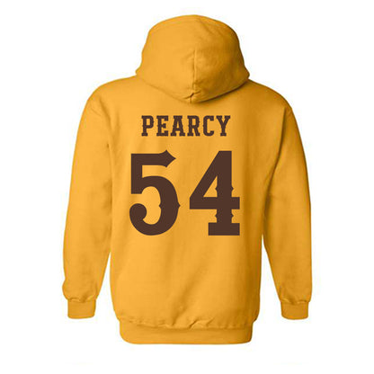 Wyoming - NCAA Football : Jonathan Pearcy - Classic Shersey Hooded Sweatshirt-1
