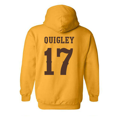 Wyoming - NCAA Women's Volleyball : Sara Quigley - Classic Shersey Hooded Sweatshirt-1