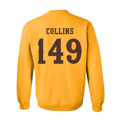 Wyoming - NCAA Wrestling : Austin Collins - Classic Shersey Crewneck Sweatshirt-1