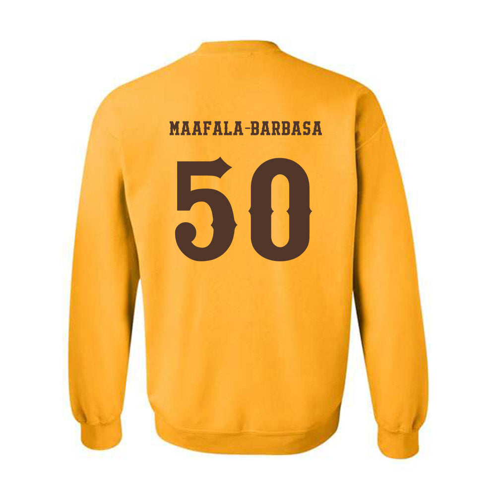 Wyoming - NCAA Football : Tanielu Maafala-Barbasa - Classic Shersey Crewneck Sweatshirt-1
