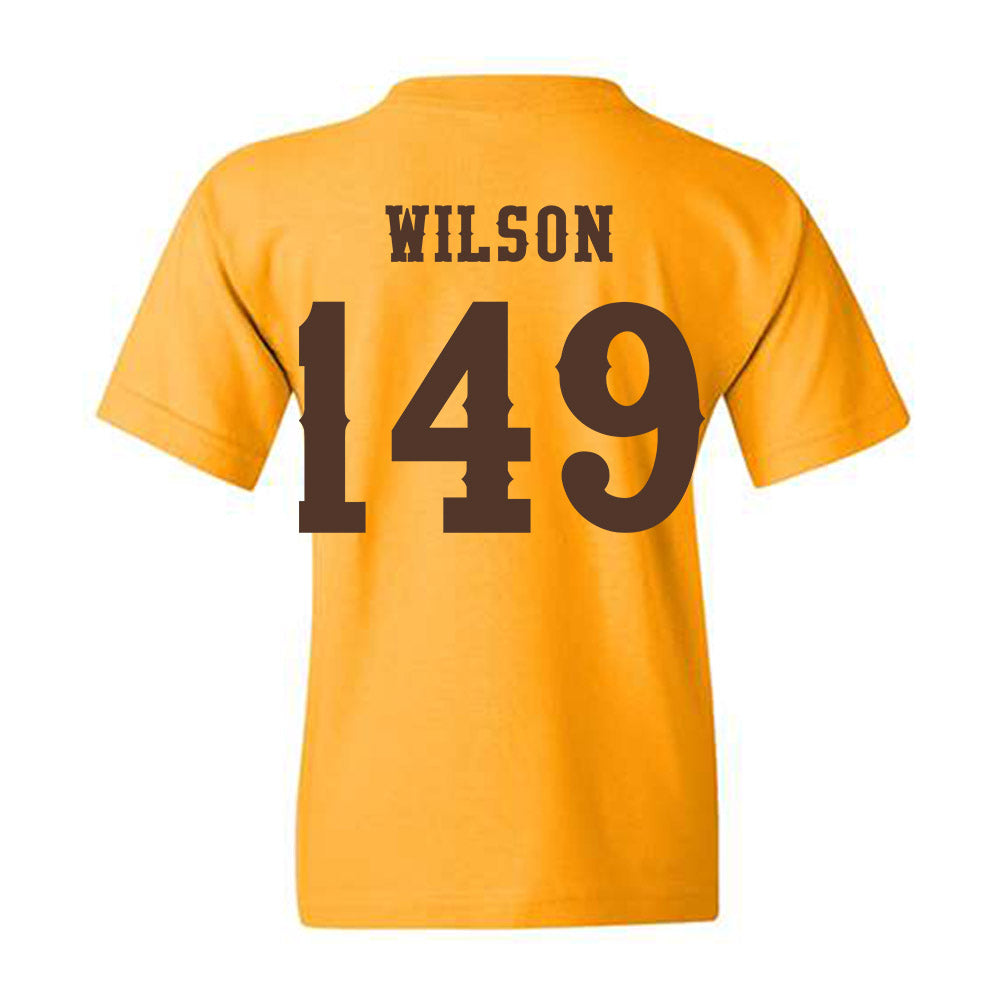 Wyoming - NCAA Wrestling : Dominic Wilson - Classic Shersey Youth T-Shirt-1