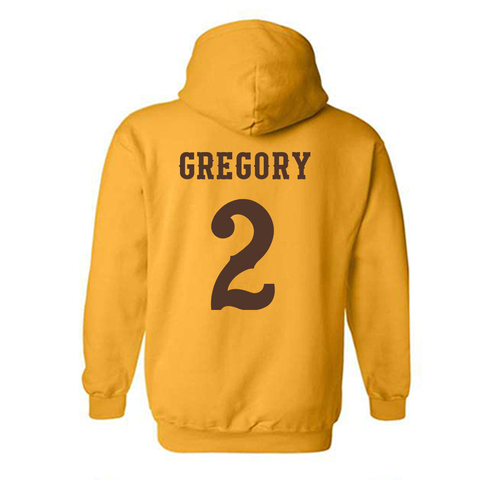 Wyoming - NCAA Women's Volleyball : Jillian Gregory - Classic Shersey Hooded Sweatshirt-1