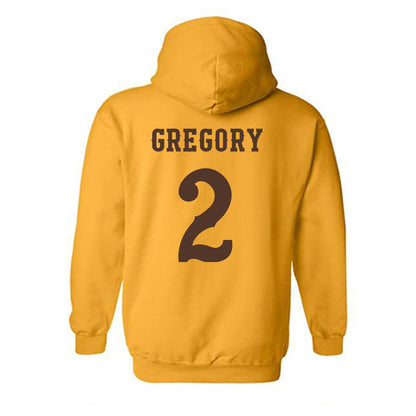 Wyoming - NCAA Women's Volleyball : Jillian Gregory - Classic Shersey Hooded Sweatshirt-1
